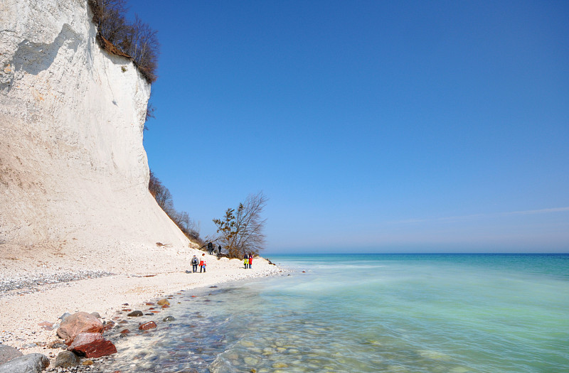 波罗的海海岸线白垩岩HDR Insel R&#252;gen(德国)